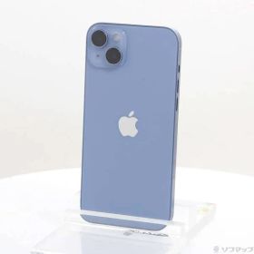 〔中古品〕 iPhone14 Plus 128GB ブルー MQ4H3J／A SIMフリー【262】