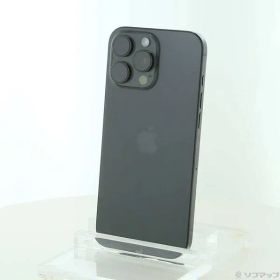 〔中古品〕 iPhone16 Pro Max 256GB ブラックチタニウム MYWG3J／A SIMフリー【276】