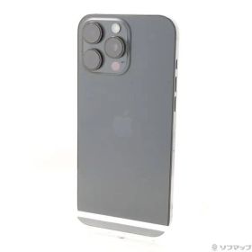 〔中古品〕 iPhone16 Pro Max 256GB ブラックチタニウム MYWG3J／A SIMフリー【305】