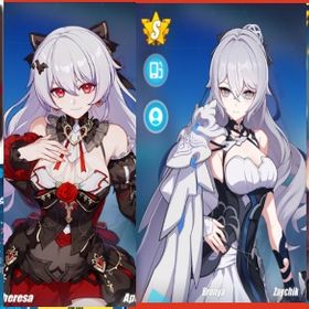 月下の誓い+專屬武器+新生の銀翼+空の律者+12000水晶各種カード合計20枚+S自選箱 | 崩壊3rdのアカウントデータ、RMTの販売・買取一覧