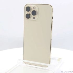 〔中古品〕 iPhone13 Pro Max 256GB ゴールド MLJA3J／A SIMフリー【198】
