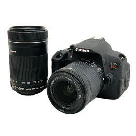 【中古】 Canon EOS Kiss X7i 一眼レフカメラ ダブルズームキット 起動不可 ジャンク C10611686