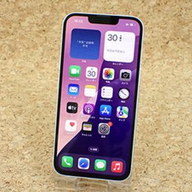 【中古】SIMフリー au iPhone 14 256GB スターライト MPW33J/A 本体 制限〇 一括購入 バッテリー最大容量96％(QJA447-1)