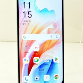白ロム Y!mobile SIMフリー OPPO A79 5G 128GB Android14 グローグリーン A303OP 初期化済 【m028408】【中古】【K20251108】