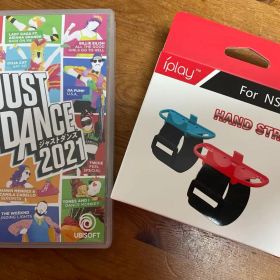 Switch⭐︎ジャストダンス2021（中古）&ハンドストラップ（新品・未開封）