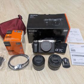 【美品】SONY α7C ズームレンズキット + 単焦点レンズ 付属品完備