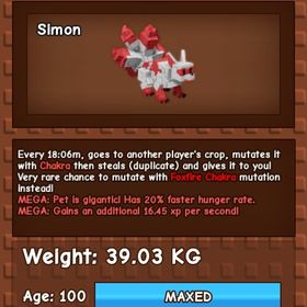 庭を成長させる 赤九尾59Kメガ変異付き | ロブロックス(ROBLOX)のアカウントデータ、RMTの販売・買取一覧