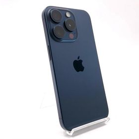 iPhone 15 Pro 128GB ブルーチタニウム SIMフリー 白ロム 動作確認済 88%【全額返金保証】【最速発送】