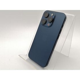 【中古】Apple 国内版 【SIMフリー】 iPhone 15 Pro 512GB ブルーチタニウム MTUL3J/A【神保町】保証期間１ヶ月【ランクB】