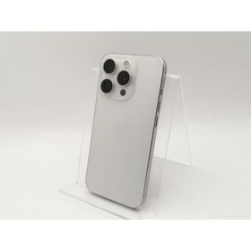 【中古】【赤ロム保証あり】Apple 楽天モバイル 【SIMフリー】 iPhone 15 Pro 128GB ホワイトチタニウム MTU83J/A【千葉】保証期間１ヶ月【ランクB】