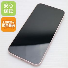 アイフォーン(iPhone)の超美品 SIMフリー iPhone13 mini 128GB ピンク M888(スマートフォン本体)
