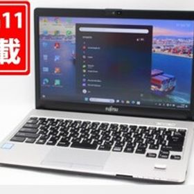 中古 フルHD 13.3型 Fujitsu LIFEBOOK S938S Windows11 第8世代 i5-8350U 12GB 256GB-SSD カメラ 無線 Office付き 中古パソコン 管:1611m