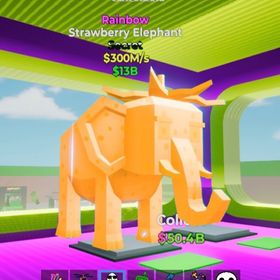 超激レア！レインボーストロベリーエレファント！即購入⭕️詐欺なし安心取引！ | フォートナイト(Fortnite)のアカウントデータ、RMTの販売・買取一覧