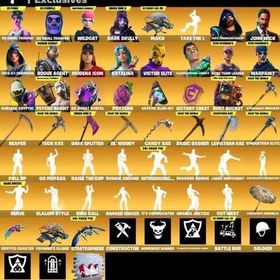 2og 限定多数！！エモート700↑スキン500↑ | フォートナイト(Fortnite)のアカウントデータ、RMTの販売・買取一覧