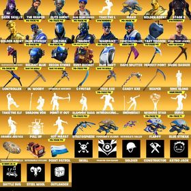 ダクスカ＆s3＋その他 165スキン多数所持！oge削除済み！ | フォートナイト(Fortnite)のアカウントデータ、RMTの販売・買取一覧