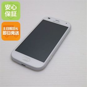 フジツウ(富士通)の新品同様 F-42A らくらくスマートフォン ホワイト M888(スマートフォン本体)