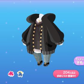 一点300円ブラックアウターコーデ | ポケコロのアイテム、RMTの販売・買取一覧