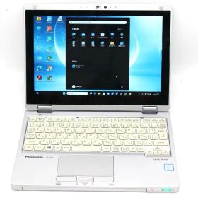 中古良品 フルHD対応WUXGA 10.1インチ Panasonic Let's Note CF-RZ6RFRVS Windows11 七世代Core i5-7Y57 8GB 爆速128GB-SSD カメラ 無線 Office付き Win11【中古ノートパソコン 中古パソコン 中古PC】送料無料 あす楽対応 即日発送（Windows10も対応可能 Win10）