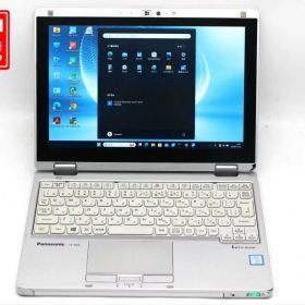 中古 フルHD対応WUXGA タッチ 10.1インチ Panasonic Let's Note CF-RZ6RFRVS Windows11 七世代Core i5-7Y57 8GB 爆速256GB-SSD カメラ LTE 無線 Office付き Win11【中古ノートパソコン 中古パソコン 中古PC】送料無料 あす楽対応 即日発送（Windows10も対応可能 Win10）