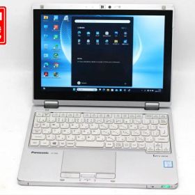中古 フルHD対応WUXGA タッチ 10.1インチ Panasonic Let's Note CF-RZ6RFRVS Windows11 七世代Core i5-7Y57 8GB 爆速256GB-SSD カメラ LTE 無線 Office付き Win11【中古ノートパソコン 中古パソコン 中古PC】送料無料 あす楽対応 即日発送（Windows10も対応可能 Win10）