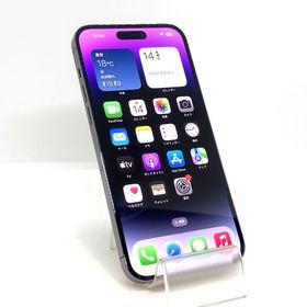 訳あり特価! 511009U【美品】iPhone14ProMax 256GB(パープル)apple版