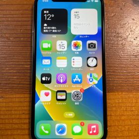 iPhone X silver 64GB SIMフリー