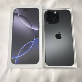 【ブラックフライデーSALE】【中古超美品】国内版SIMフリー iPhone 16 Pro Max ブラックチタニウム 256GB MYWG3J/A