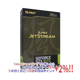 【ブラックフライデー！ポイント３倍！11/25-11/30！】【中古】PALIT GeForce GTX1070 8GB Super JetStream NE51070S15P2-1041J 訳あり 元箱あり [管理:10500264