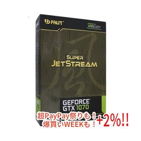 【ブラックフライデーセール期間中はさらに+２％！11/30まで！】【中古】PALIT GeForce GTX1070 8GB Super JetStream NE51070S15P2-1041J 訳あり 元箱あり