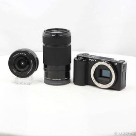 〔中古〕SONY(ソニー) VLOGCAM ZV-E10Y ダブルズームレンズキット ブラック〔344-ud〕