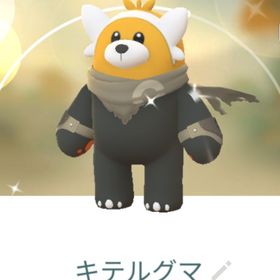 9574【PTC】国産！色違いキテルグマ（マント） | ポケモンGOのアカウントデータ、RMTの販売・買取一覧