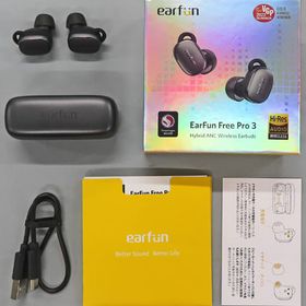 earfun 完全ワイヤレスイヤホン Free Pro 3 (ブラック) [TW400] ヘッドフォン