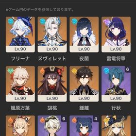 星5キャラ18体 1800原石付き | 原神のアカウントデータ、RMTの販売・買取一覧