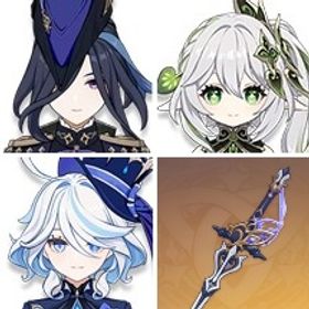 即対応|赦罪+ディルック+ナヒーダ+夢見月瑞希+クロリンデ1凸+天空の刃+フリーナ+モナ1凸|引退垢 | 原神のアカウントデータ、RMTの販売・買取一覧