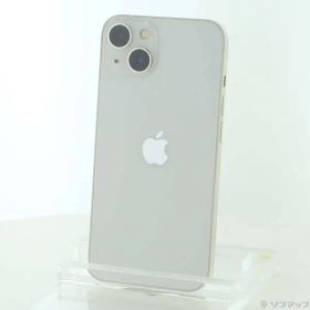 〔中古品〕 iPhone13 256GB スターライト MLNJ3J／A SIMフリー【344】
