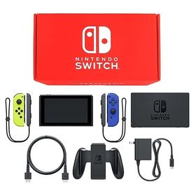 Nintendo Switch本体 カラーカスタマイズ [2019年8月モデル]/Joy-Con(L)ネオンイエロー(R)ブルー/Joy-Conストラップ：ブラック ニンテンドースイッチハード
