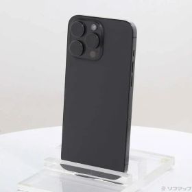 〔中古品〕 iPhone15 Pro Max 1TB ブラックチタニウム MU6Y3J／A SIMフリー【348】