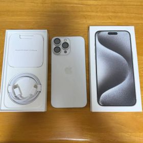 【AppleCare12/4まで】iPhone 15 pro max 256GB