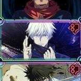 無下限の内側五条悟+両面宿儺+乙骨憂太+石10万個+SSRチケット4枚+SSR廻想12+ガチャチケ5 | ファンパレ(呪術廻戦ファントムパレード)のアカウントデータ、RMTの販売・買取一覧