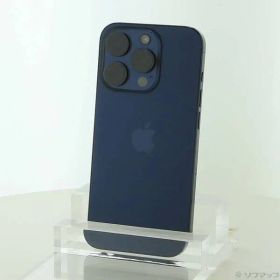 〔中古品〕 iPhone15 Pro 128GB ブルーチタニウム MTUA3J／A SIMフリー【297】