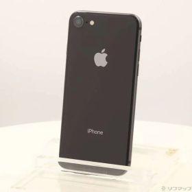 〔中古品〕 iPhone8 64GB スペースグレイ MQ782J／A SIMフリー【344】