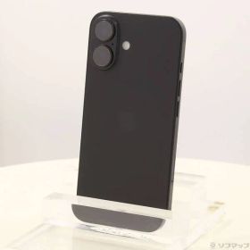 〔中古品〕 iPhone16 256GB ブラック MYDW3J／A SIMフリー【348】