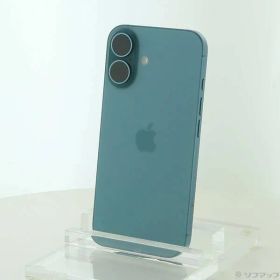 〔中古品〕 iPhone16 256GB ティール MYE13J／A SIMフリー【258】