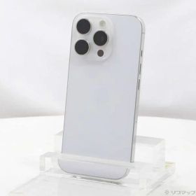 〔中古品〕 iPhone16 Pro 256GB ホワイトチタニウム MYN13J／A SIMフリー【344】