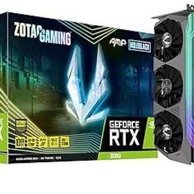 【中古】ZOTAC GAMING GeForce RTX 3080 AMP Holo LHR グラフィックスボード ZT-A30800F-10PLHR VD7782 ブラック