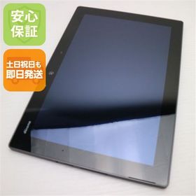 安心保証 美品 F-02K arrows Tab ブラック 本体 白ロム