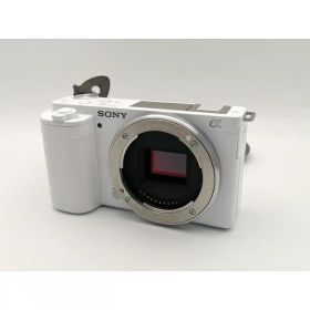 【中古】SONY VLOGCAM ZV-E10 ボディ ホワイト【千葉】保証期間1ヶ月【ランクB】