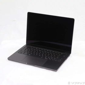 【中古】Apple(アップル) 〔展示品〕 MacBook Pro 14.2-inch Late-2024 MW2U3J／A Apple M4 10コアCPU_10コアGPU 16GB SSD512GB スペースブラック 〔15.7 Sequoia〕 【262-ud】