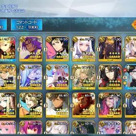 FGO｜星5=117体｜星4=140↑｜Lv120×7・Lv100×10｜宝具5×5｜奏章Ⅵクリア｜ | FGOのアカウントデータ、RMTの販売・買取一覧