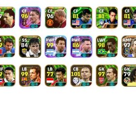 ぺぺ、メッシ、デンピエロ、シマン | eFootball 2025(イーフト)のアカウントデータ、RMTの販売・買取一覧